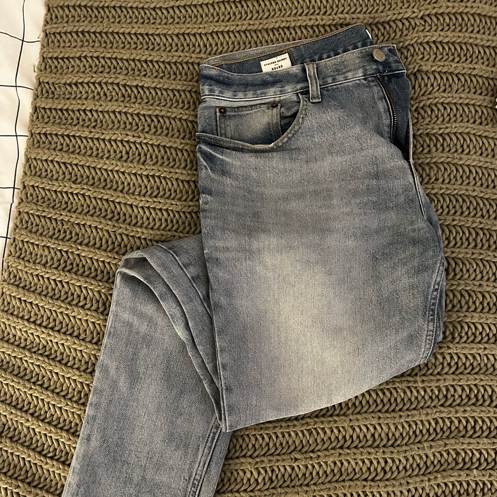 Men’s PACSUN 32w x 32l Skinny/Stacked Jeans in blue/indigo